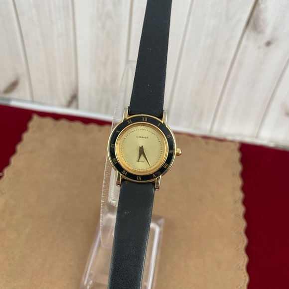 Vintage Elegant Lassale by Seiko Gold  Evening Dress Watch - Picture 2 of 6